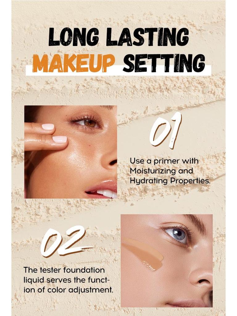 Exclusive 5-Piece Matte Foundation & Loose Powder Beginner Makeup Set