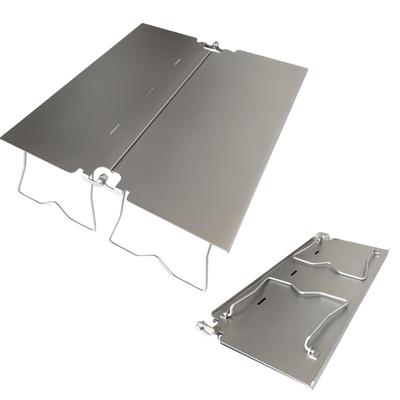 NANTO Folding Titanium Table Solo Foldable No Assembly with Storage for Outdoor Travel Table, Titanium, Required, Bag, Camping, Hiking, Touring,