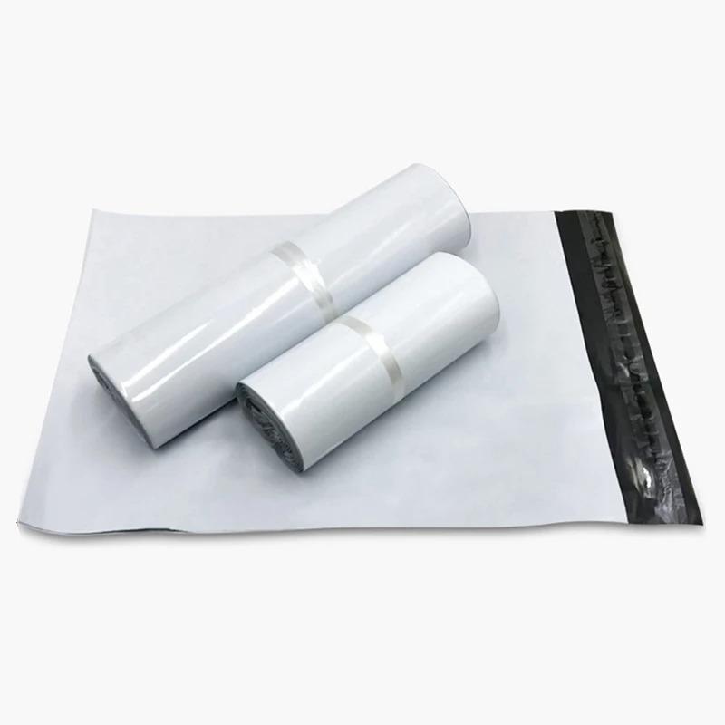 10Pcs Grey White Express Bag Self Sealing Mail Bag Envelope Waterproof Bag Shipping Express Envelope Packaging Bag