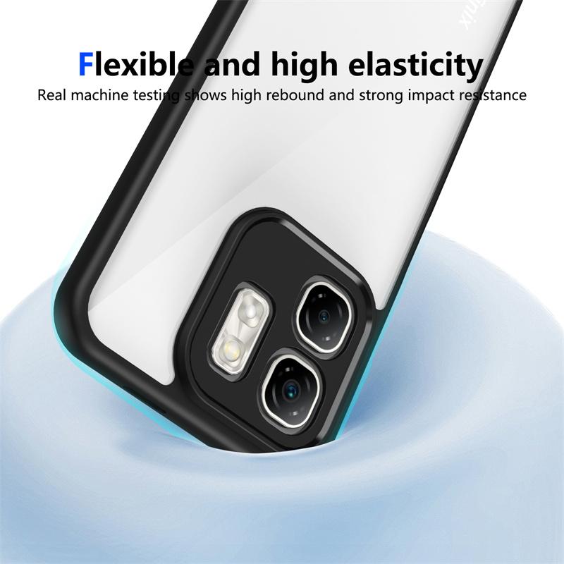 Infinix Hot 50i 4G X6531 X6531B Case Plating Silicone Bumper Shockproof Clear Back Cover Hard Phone Case for Infinix Hot 50i 4G