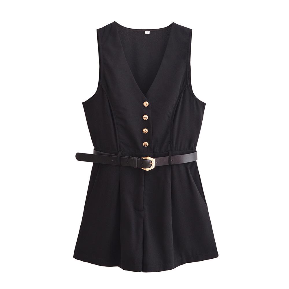 

2024 Autumn/Winter Women s European & American Style Belted Shorts Medium