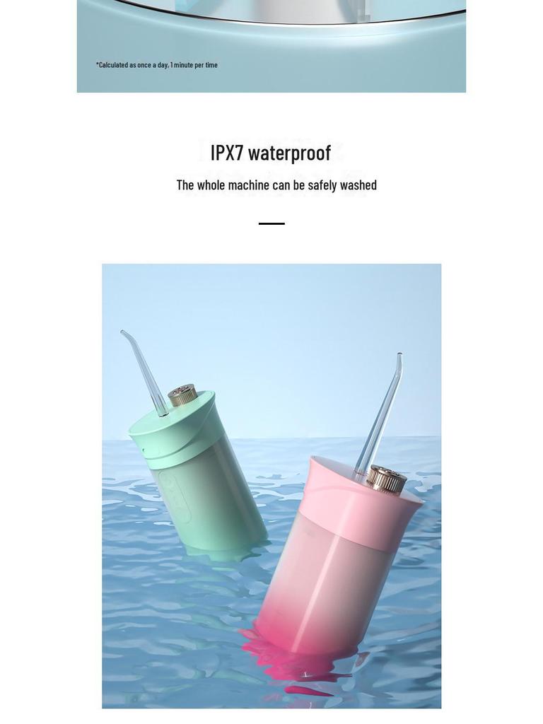 Tragbarer Elektrischer Teleskop-Wasserzahnseide Zahnreiniger