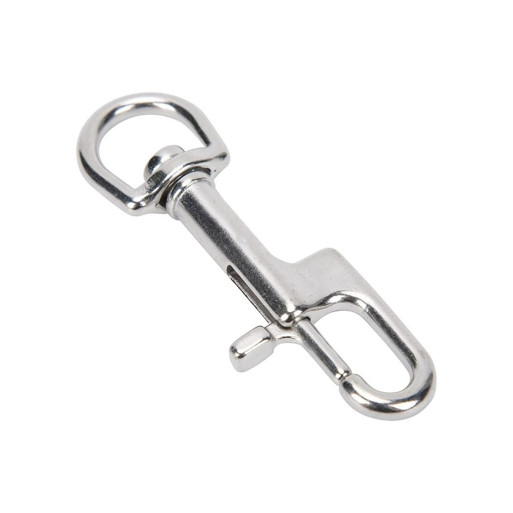 316 Stainless Steel Bolt Snap Swivel Eye Double Ended Hook Sport Part Swivel Hook  BCD Accessory