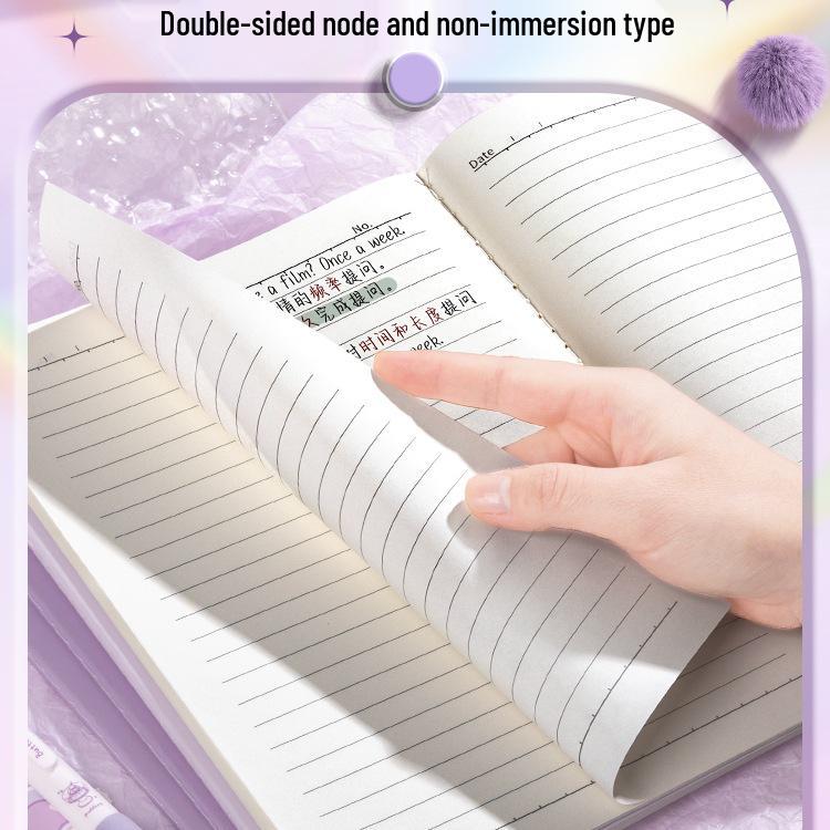 Gradient Color Soft Cover Notebook, Large 16K for Middle & High School Students.