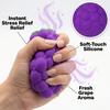 Large Grape Stress Relief Toy, Slow Rebound Fake Purple Grape Squeeze Toy, Hand Relaxation Stress Ball Fidget Toy for Kids Adults