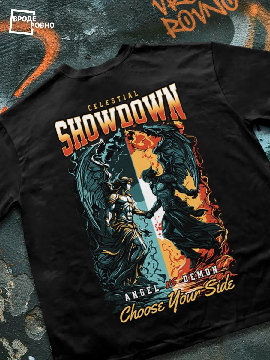 T-shirt with print Here Russian Spirit S
