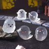Halloween Cute Ghost Glow-in-light Gardening TrinketA Small Accessory for Car Center Console Decoration