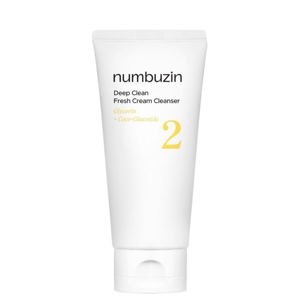 Numbuzin No. 2 Deep Clean Fresh Cream Cleansing Foam Whipped Texture Purifying Wash 120ml