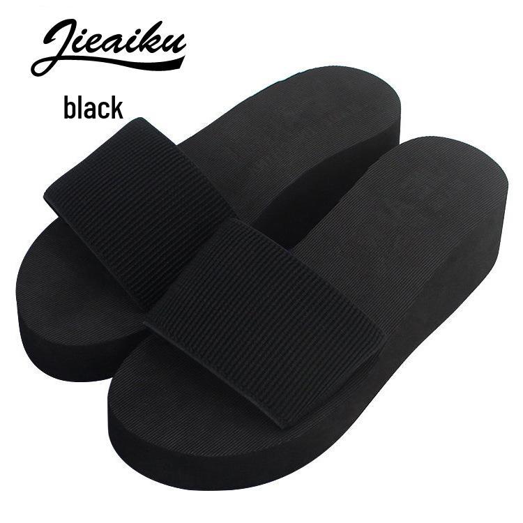 

Choice2024 Женские пляжные сандалии на танкетке с противоскользящей подошвой и одним ремешком. 37