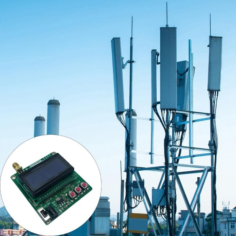 1-600MHz -75~16dBm Power Meter with LCD Display Support for External Attenuator Low Power Consumption