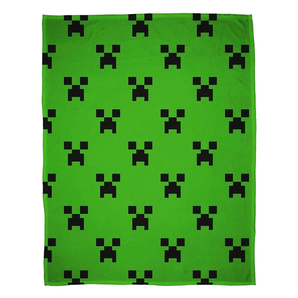 Minecraft Fleece Creeper Blanket
