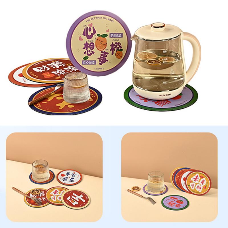 Funny Coasters For Drinks Cup Coaster Fun Coasters Table Coasters Desk Decor Place Mat Aesthetic Coasters Cartoon Drink Coasters