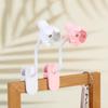 Flower Shaped Clip On Led Reading Light Desk Lamp Mini Eye Protection Book Lamp Warm Soft Light For Dorm Bed Desk Study Decor