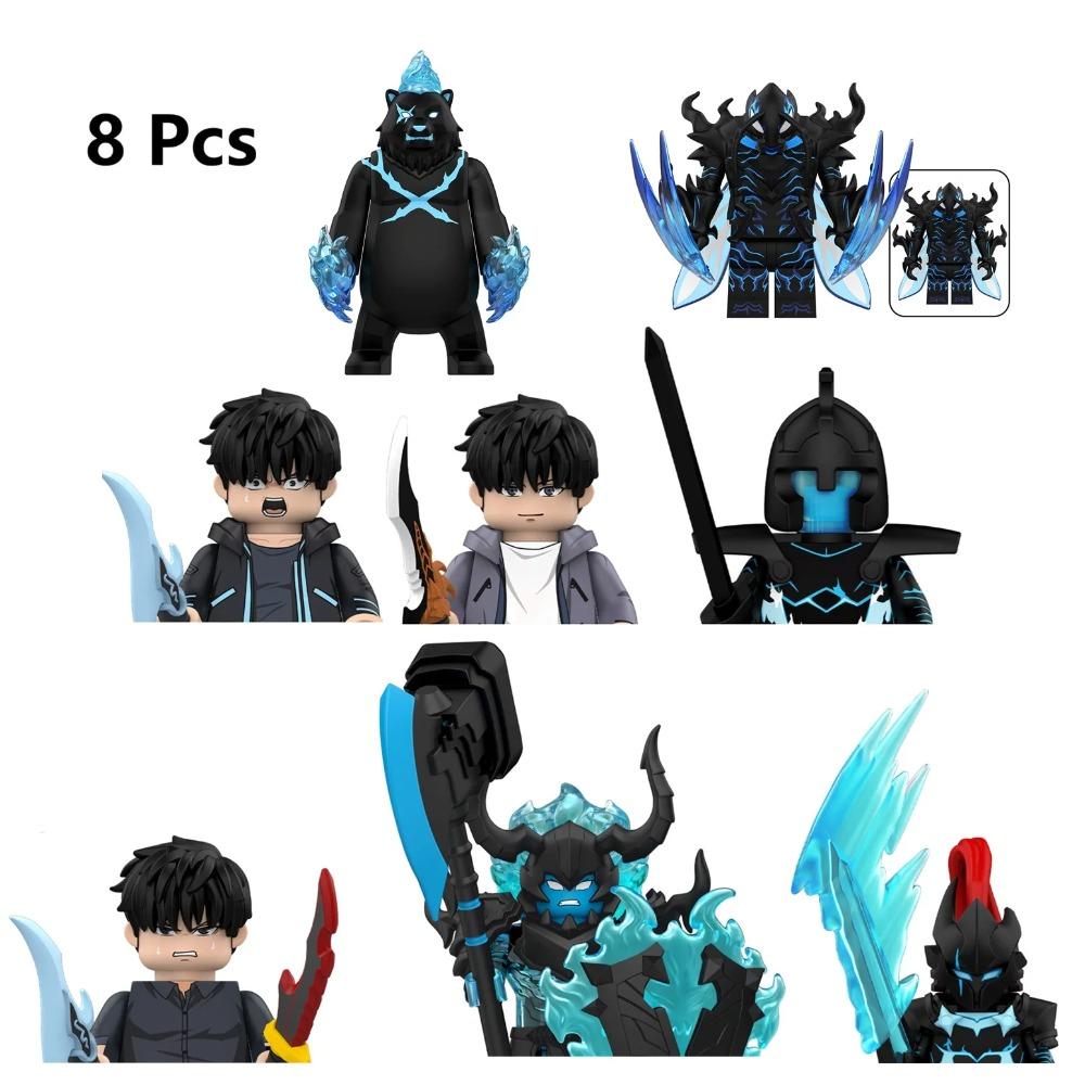 New WM6220 WM6221 Solo Leveling Set Building Blocks Sung Jin Woo Mini Action Figure Toys
