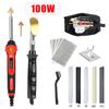 100W Car Bumper Repair Type Electric Soldering Iron Home Leather Ironing Device Plastic Parts Repair And Smoothing Tool Set
