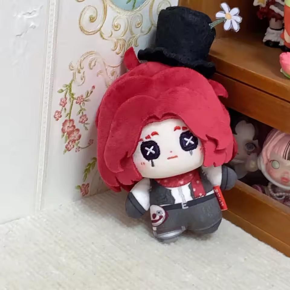 10cm Anhänger Joker Weinender Clown Plüschpuppe Spielzeug Schlüsselanhänger Identity V Kuscheltier Freund Schule Weihnachtsgeschenk red