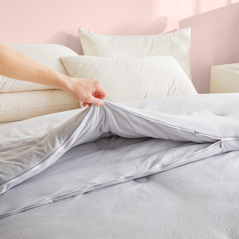 Yalu All-Season Feather Silk Cotton Duo Quilt