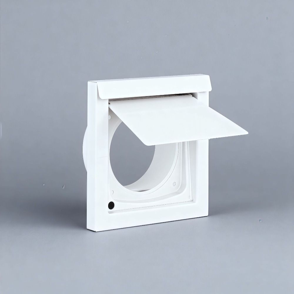 Damper Design Dryer Ventilation Cover Metal Material Designed Airflow Ventilation Appliance 4 Inch Size Pest Prevention Damper