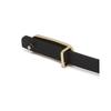 Daks Women Black GolD D Buckle Leather Belt Dbbe6f805bk