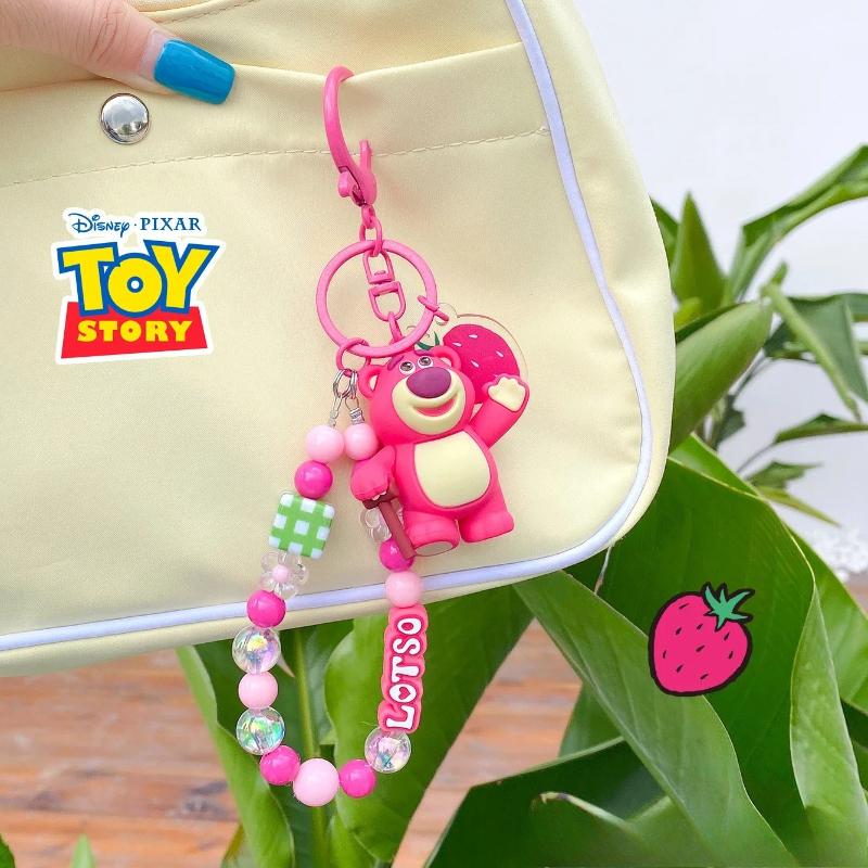 

Disney Toy Story Keychains Cartoon Merchandise Figurines Keychains Backpack Charms Holiday Gifts A