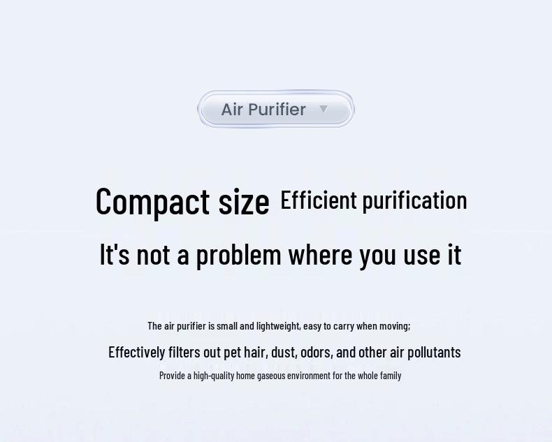 2025 USB Air Purifier & Deodorizer for Home or Office