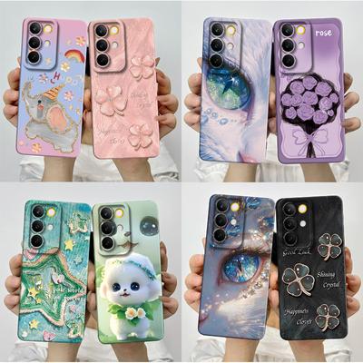 New Design Casing For Realme C85 Pro RMX5555 Case Aesthetic Pretty Butterfly Flowers Liquid Soft Silicone Shockproof Back Cover