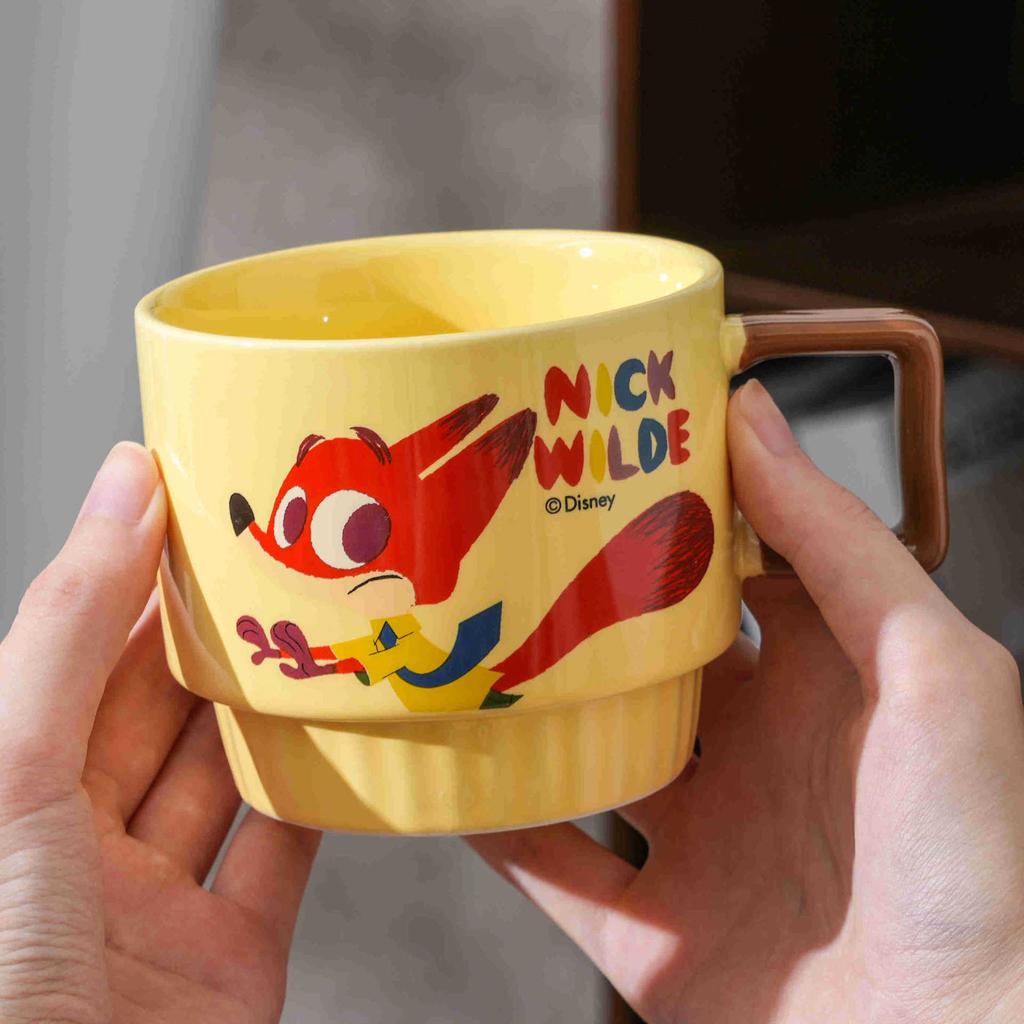 Crazy Zootopia Mug Girls High-Value Water Cup Office With Lid Cartoon Birthday Gift Ceramic Cup