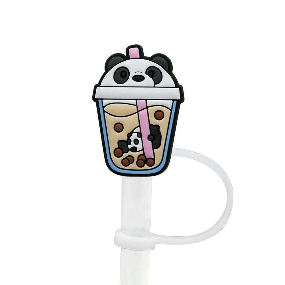 Good Sealing Straw Cover Cap Cap Protector Straw Topper Compact Straw Tips Lids  for Party Supplies
