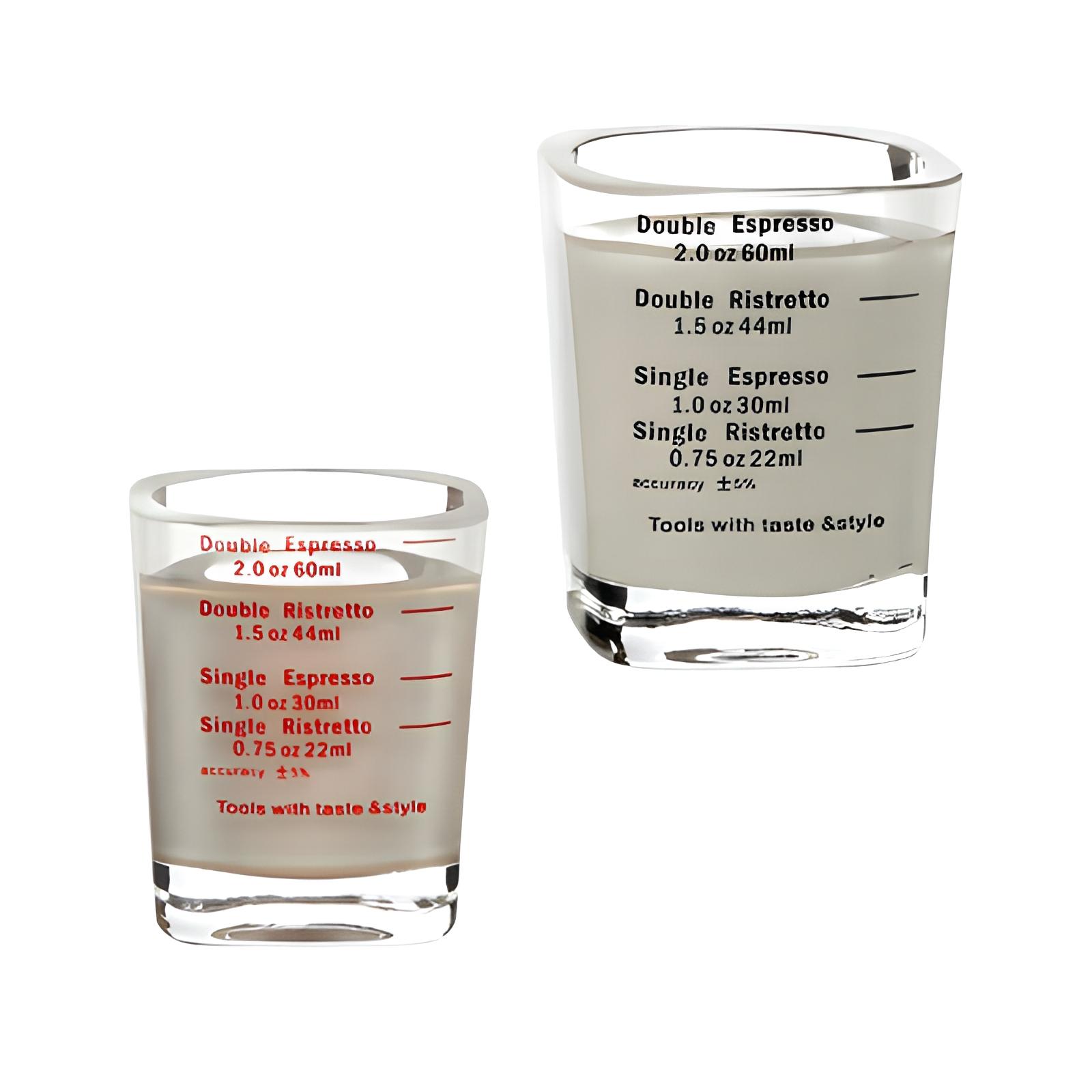 Eco-friendly 2oz / 60ml Customized Insulated Double Wall Glass Tea Coffee Cups Wholesale Factory 2OZ/ 60ml красный