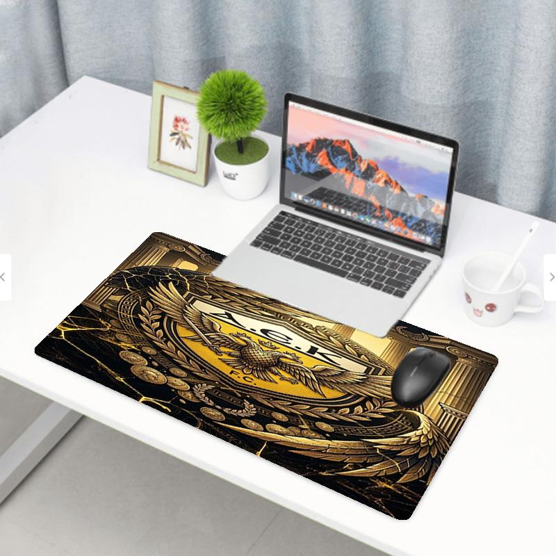 AEK Athens FC Print Mouse Pad, Anti‑Slip Desktop Keyboard Mat, for PC Laptop Gaming Working Daily Use, Cool Festival Surprise Gift