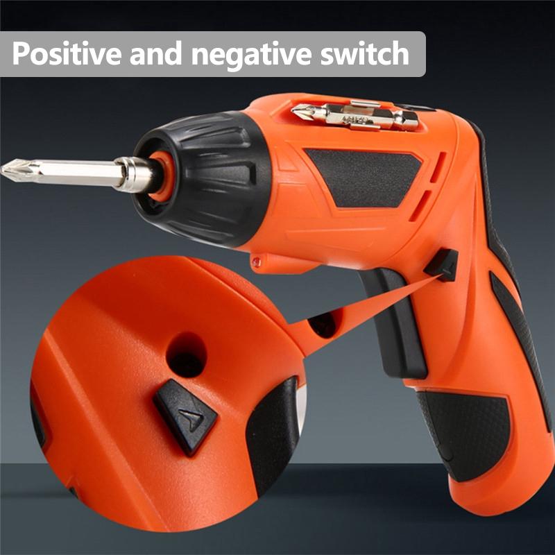 Portable Electric Screw Driver Tool With Screw Bits 45pcs 3.6V Electric Screwdriver Set Cordless Drill USB Charger New