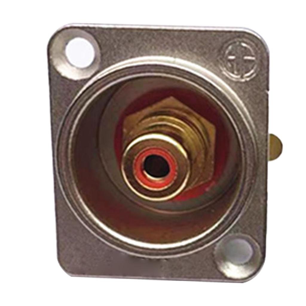 RCA Panelová montáž Pájecí adaptér RCA Samice na pájecí svorku AV konektor pro TV Audio Herní konzoli