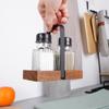Spice Shaker Salt Pepper Shaker Set Salt Pepper Containers Stand