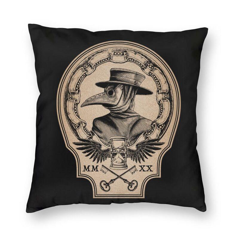 Home Decor Halloween Pillowcase Scary Dr Vampire Print Cushion Cover for Bedroom Living Room 45x45cm Funda De Almohada