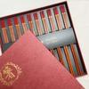 Red Sandalwood Chopsticks Gift Set – 10 Pairs Premium Wooden Dining Utensils In Luxury Gift Box