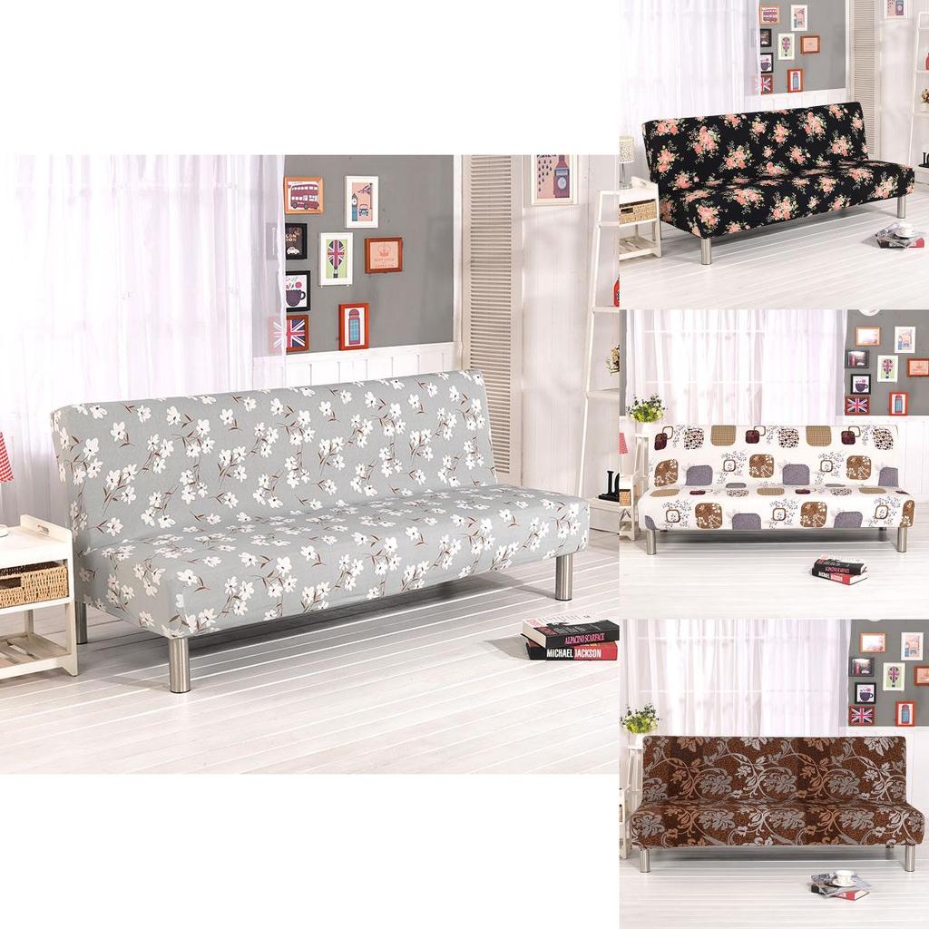 Premium Stretch Elastischer Armloser Schlafsofa Couchbezug Mit Weichem Stoff Und Ausgezeichneter Passform
