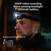 Світлодіодна камера для налобних ліхтарів 1080P 45 градусів, вільне регулювання, велосипедний відеореєстратор для бігу