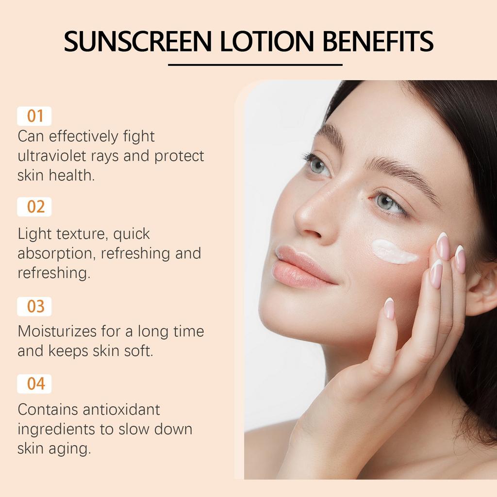 Mild Sunscreen, Moisturizing And Refreshing Sunscreen, Facial Skin Care Moisturizing And Nourishing Sunscreen