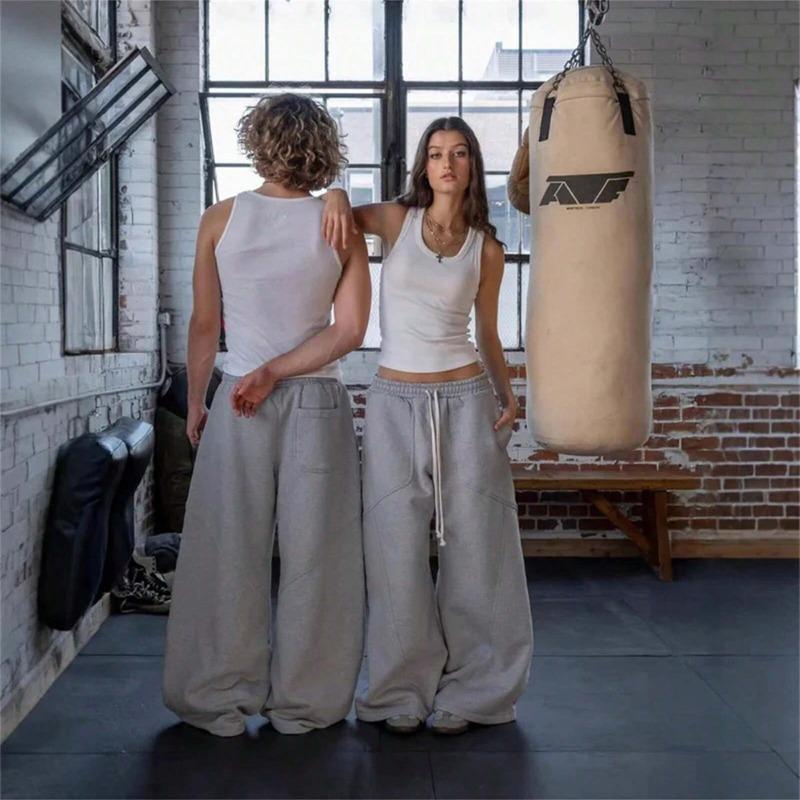 Amerikanische High Street Hip-Hop-Freizeithose, neue lockere, weite lange Hose