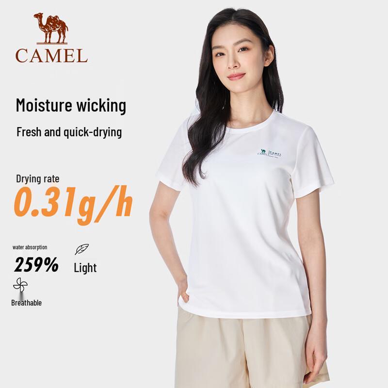 Camel Women s Outdoor Quick-Dry Short Sleeve T-Shirt S