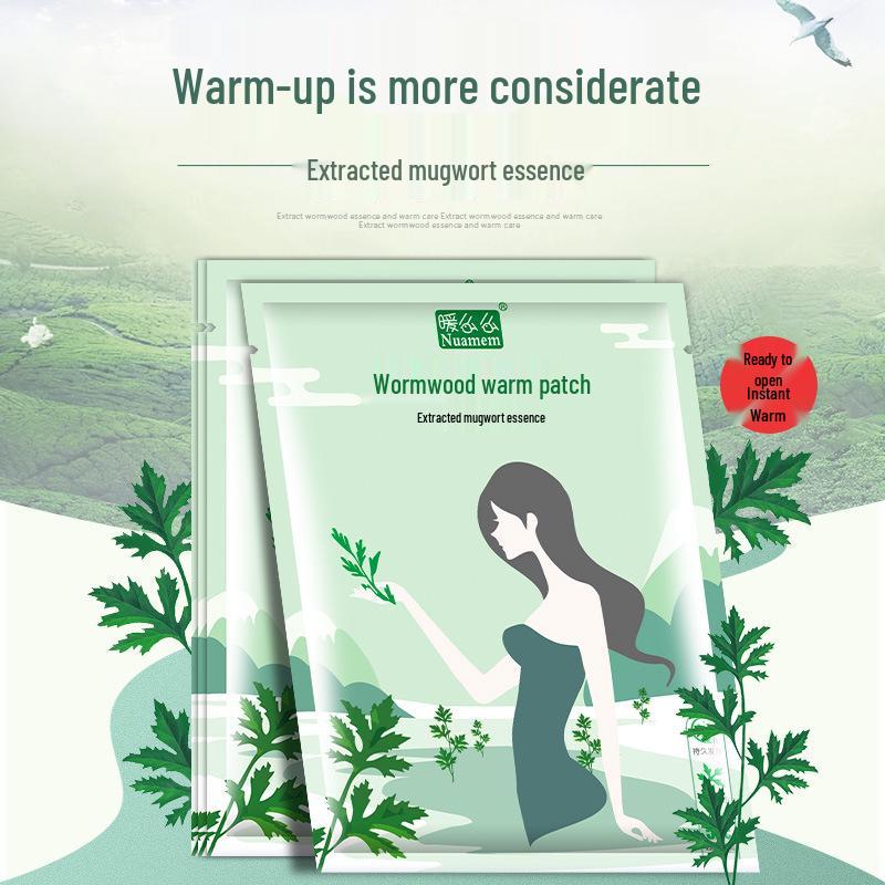 Mugwort & Ginger Self-Heating Body Warmer Patch – Winter Cold Protection for Girls