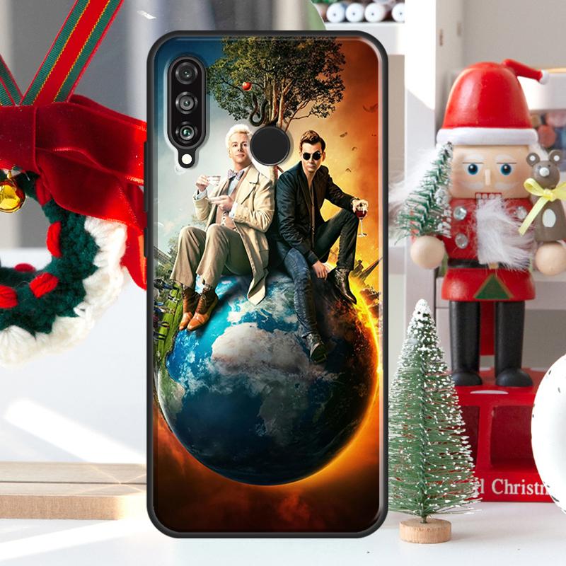 Good Omens For Huawei Nova 9 10 SE 11 Pro Y60 Y70 Y90 Y61 Y91 Y72 Y73 12i 11i 8i P20 P30 P40 Lite Case