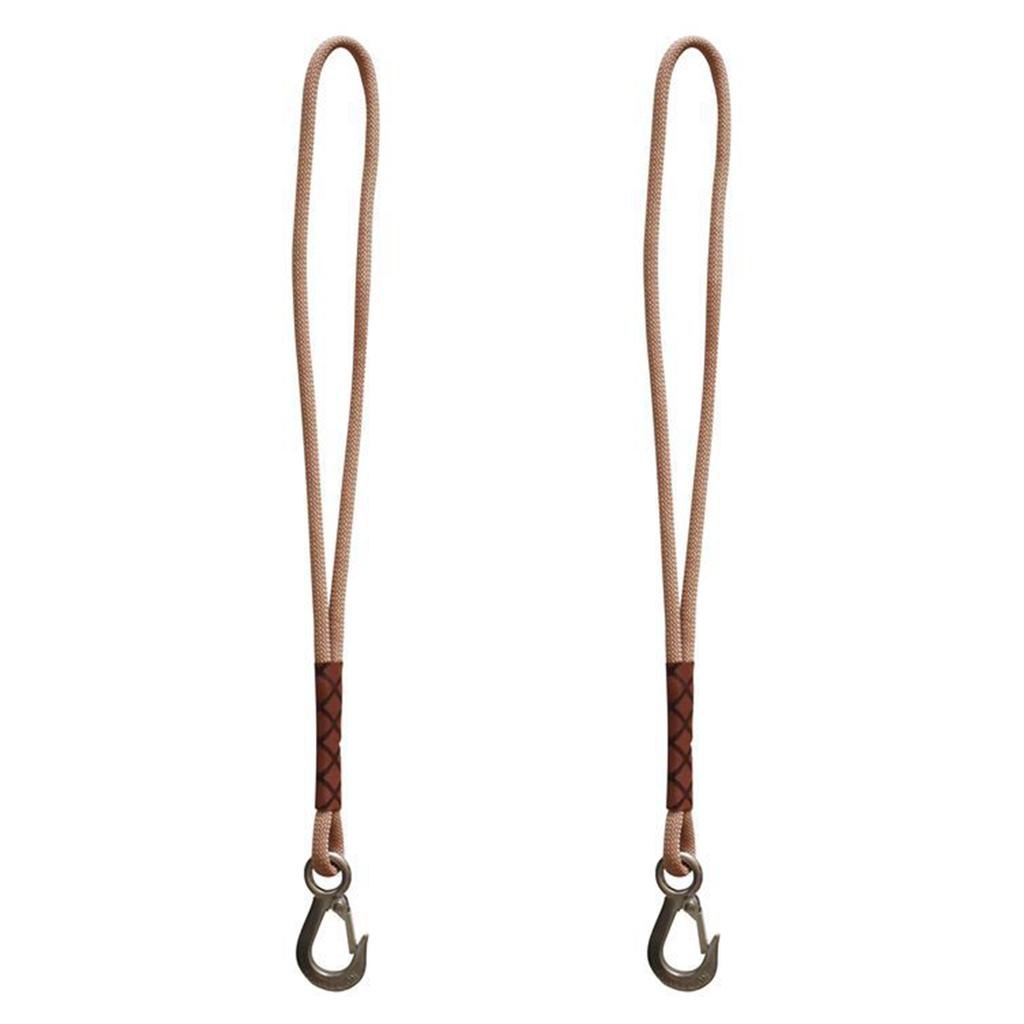Heavy Duty Nylon Sling with Metal Hook - Wear-resistant - Suitable for Outdoor Hammocks, Tree Swings, and Patio Chairs