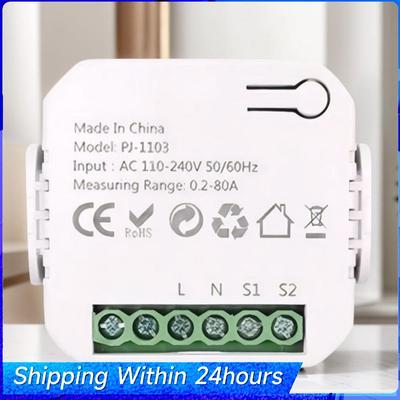 WiFi Digital Energy Meter with CT Clamp Sensor Wifi Intelligent Energy Meter App Real-Time Monitor Smart Life WiFi Energy Meter