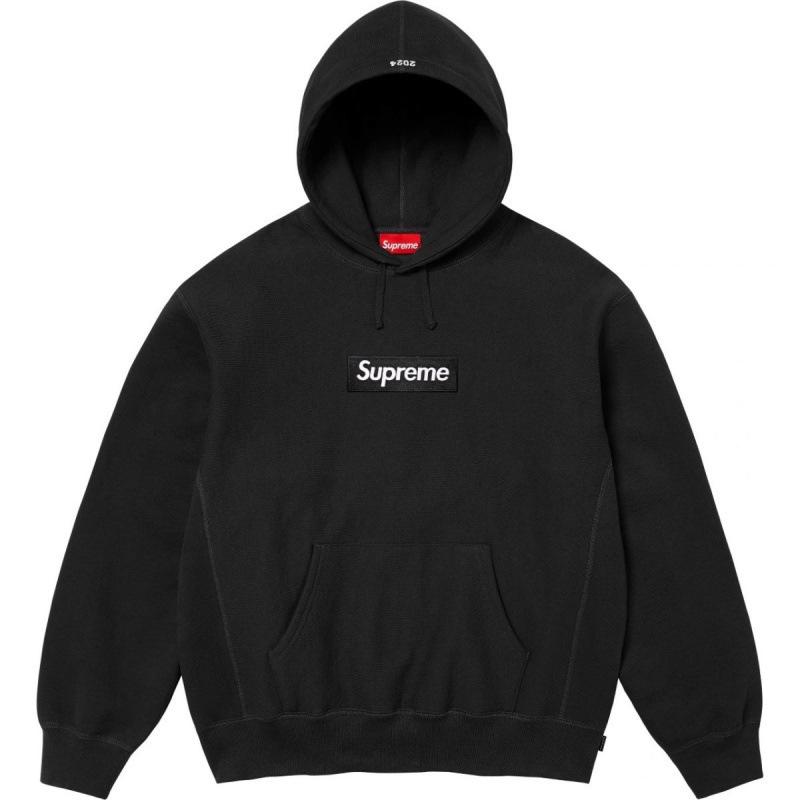 25SS Supreme Trendige Marke Kapuzenpullover mit Fleecefutter und großem Logo