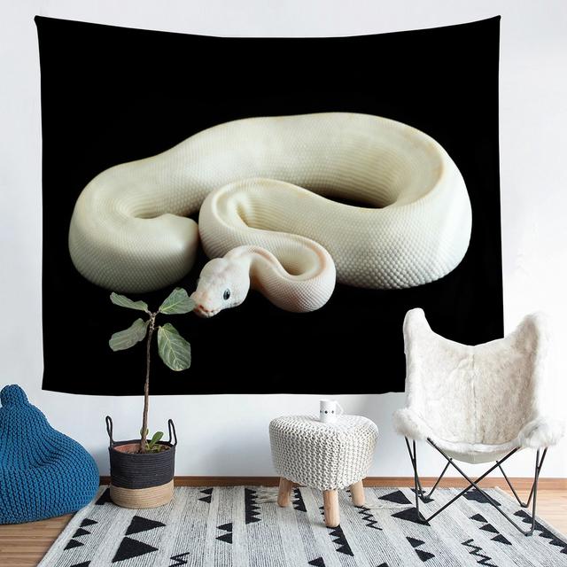 Decorare pentru camera de zi cu imprimeu cu șarpe Tapiserie pentru agățat covoraș de yoga Covor Decor pentru casa Art