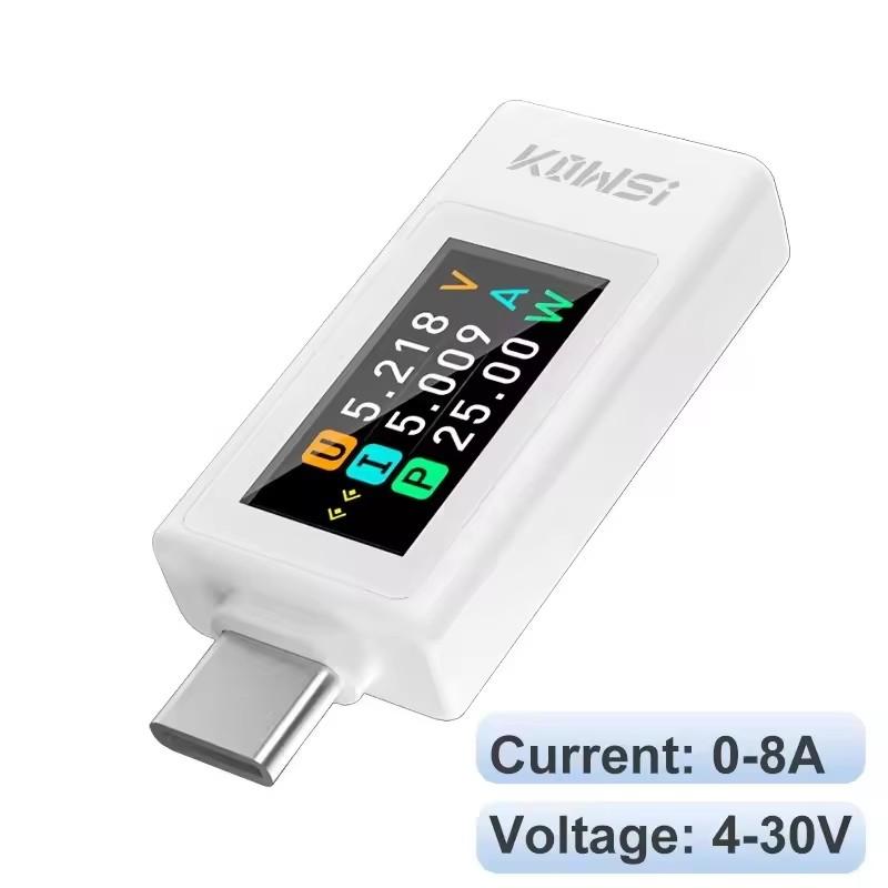 USB Tester Voltmeter Ammeter TYPE-C Digital Monitor Current Voltage Monitor Charger Capacity Tester Cut-off Power Indicator