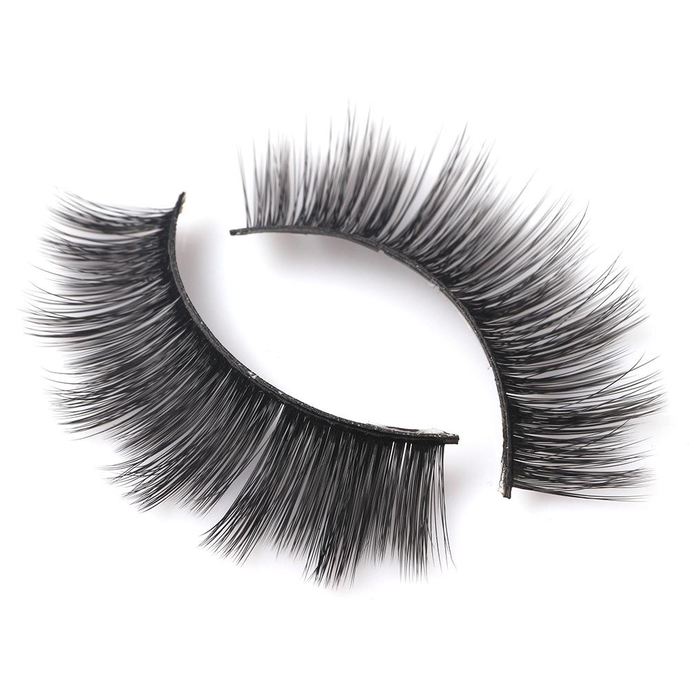 3D Faux Mink Fur False Eyelashes - Single Pair Packaging