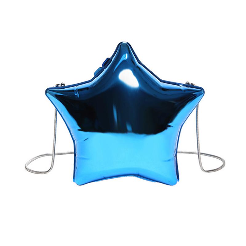 Akrylová lesklá crossbody kabelka s hvězdami pro ženy, párty tašky přes rameno, dámská designová luxusní kabelka, vysoká kvalita 2024