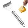 Cheese Slicer Cheese Scraper Handheld Stainless Steel Cheese Peeler Slicer Cutter Butter Slice Cutting Knife Kitchen Cook Tool